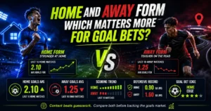Which Matters More for Goal Bets?