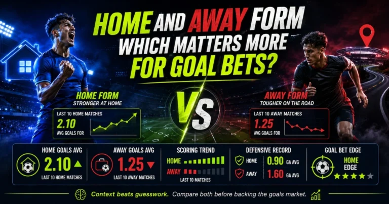 Which Matters More for Goal Bets?