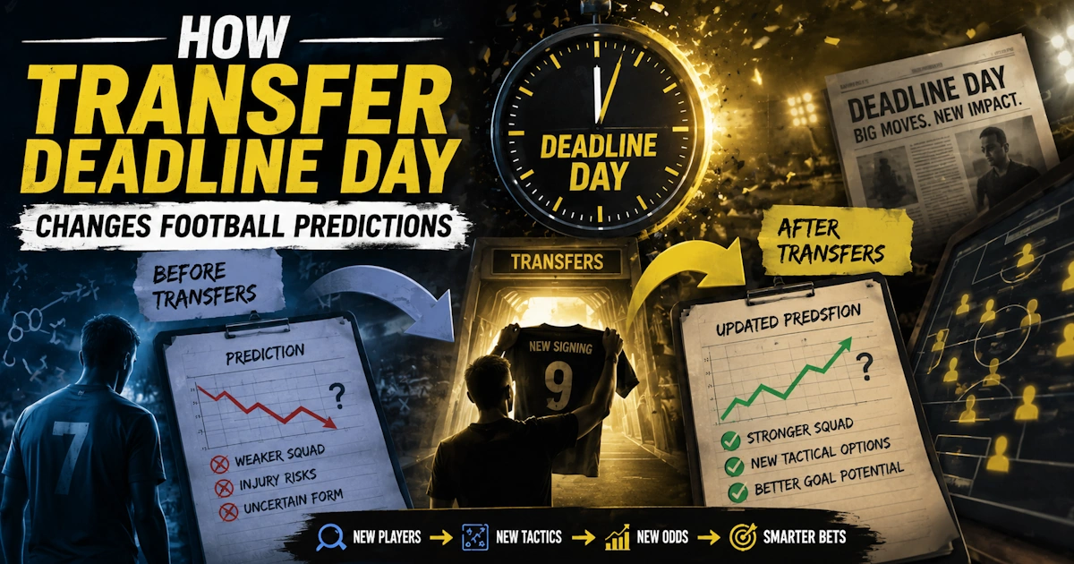 How Transfer Deadline Day Changes Football Predictions