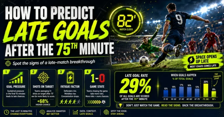 How to Predict Late Goals After the 75th Minute