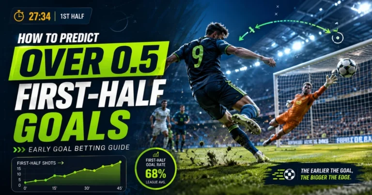 How to Predict Over 0.5 First-Half Goals