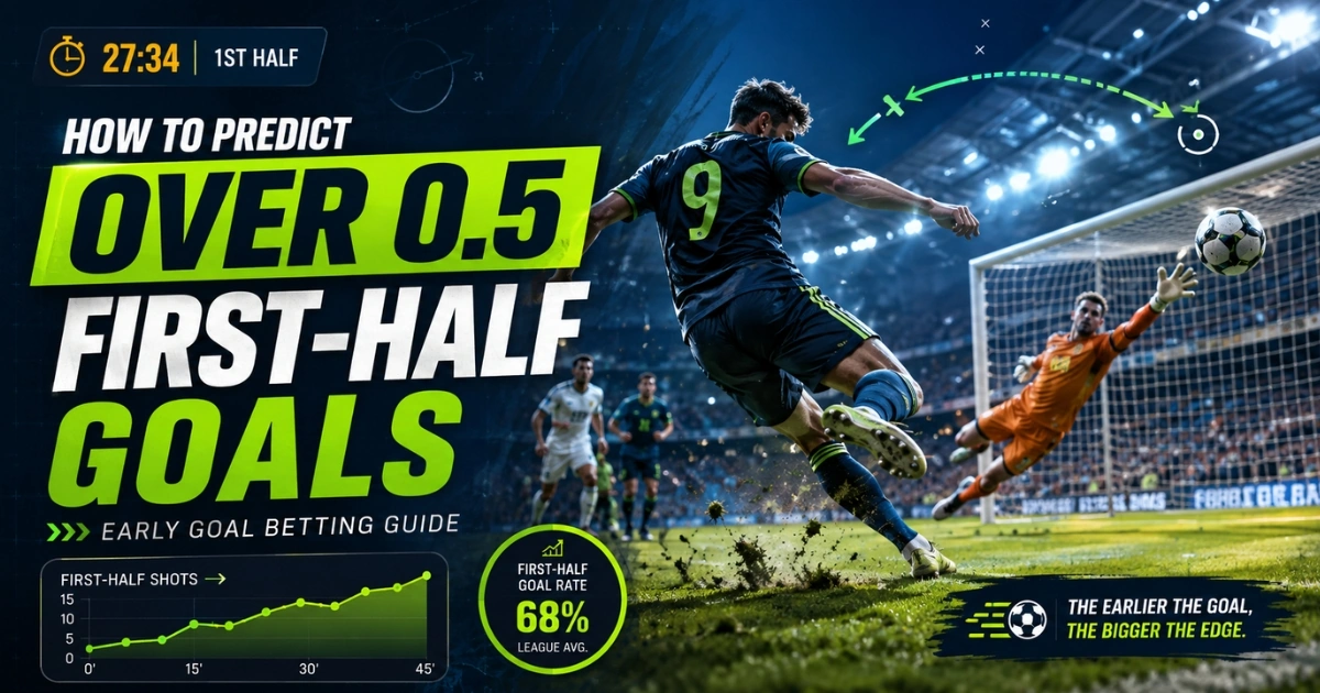 How to Predict Over 0.5 First-Half Goals