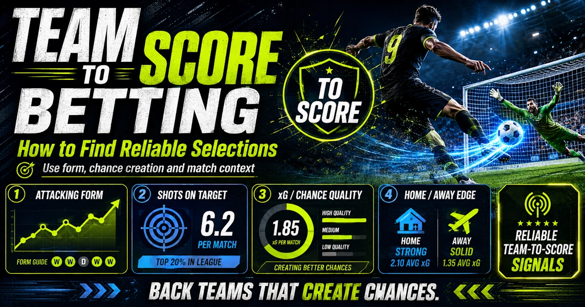 Team to Score Betting: How to Find Reliable Selections