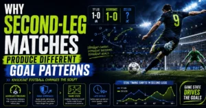 Why Second-Leg Matches Produce Different Goal Patterns