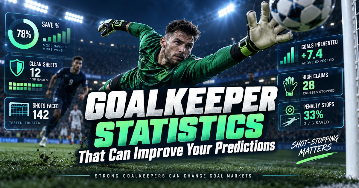 Goalkeeper Statistics That Can Improve Your Predictions