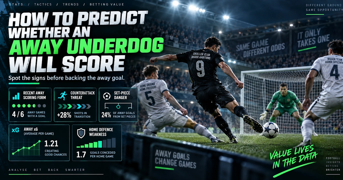 How to Predict Whether an Away Underdog Will Score