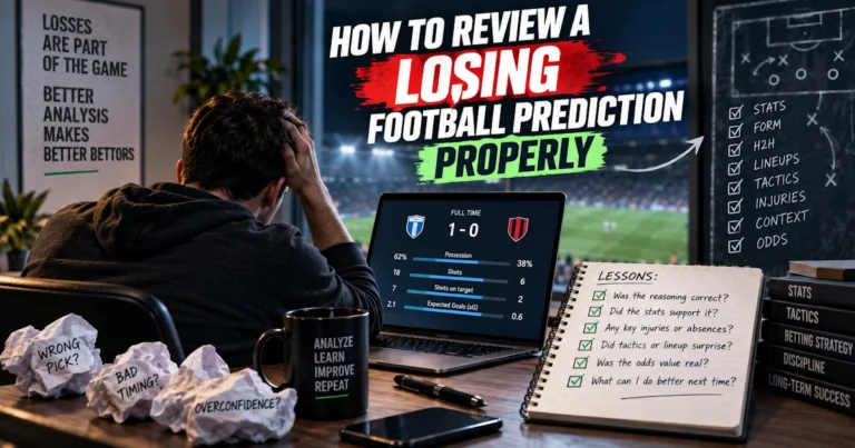 How to Review a Losing Football Prediction Properly