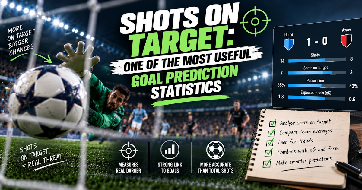 Shots on Target: One of the Most Useful Goal Prediction Statistics