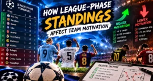 How League-Phase Standings Affect Team Motivation