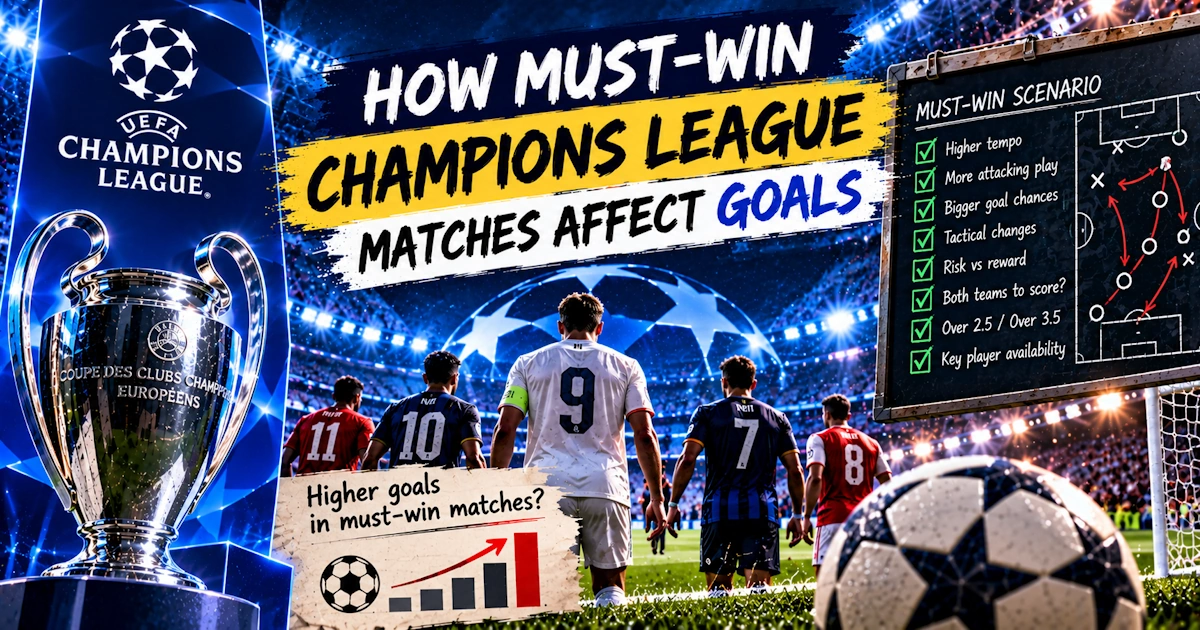 How Must-Win Champions League Matches Affect Goals