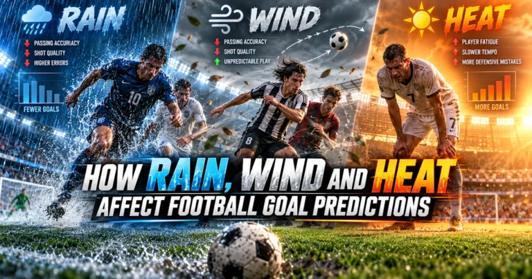 How Rain, Wind and Heat Affect Football Goal Predictions