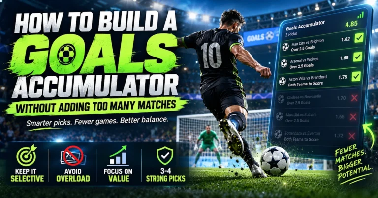 How to Build a Goals Accumulator Without Too Many Matches