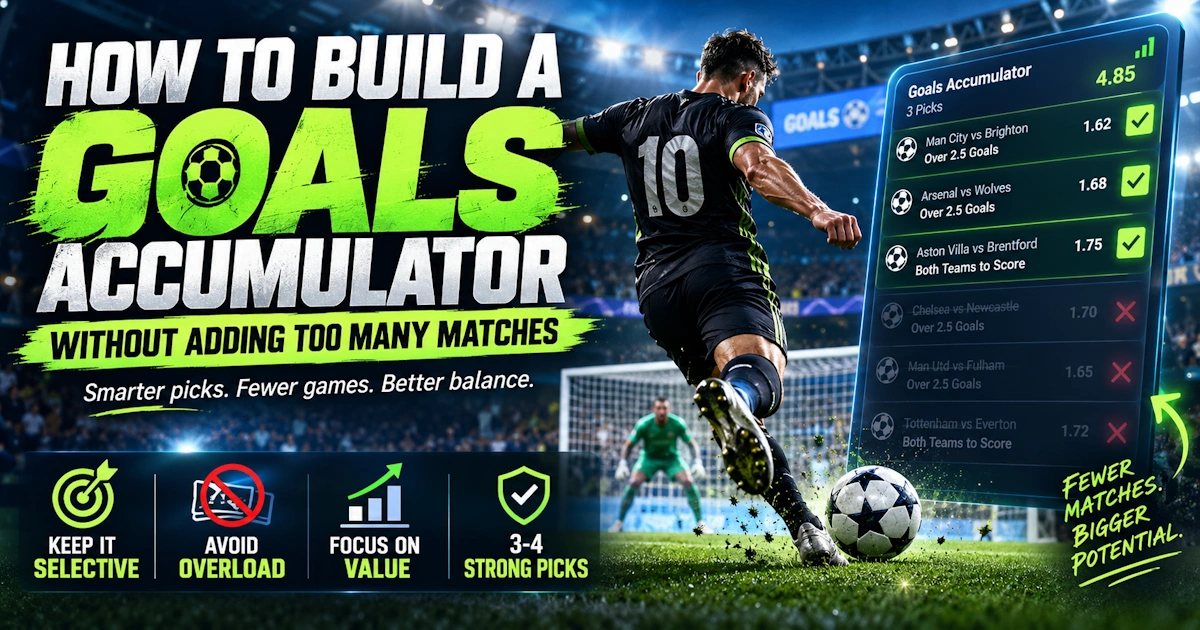 How to Build a Goals Accumulator Without Too Many Matches