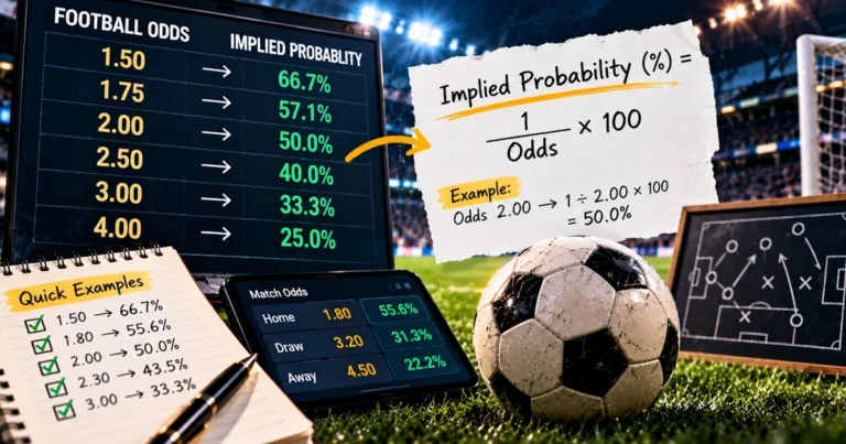 How to Convert Football Odds Into Implied Probability