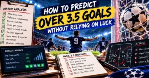 How to Predict Over 3.5 Goals Without Relying on Luck