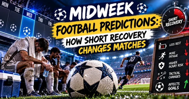 Midweek Football Predictions: How Short Recovery Changes Matches