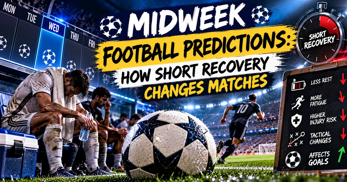 Midweek Football Predictions: How Short Recovery Changes Matches