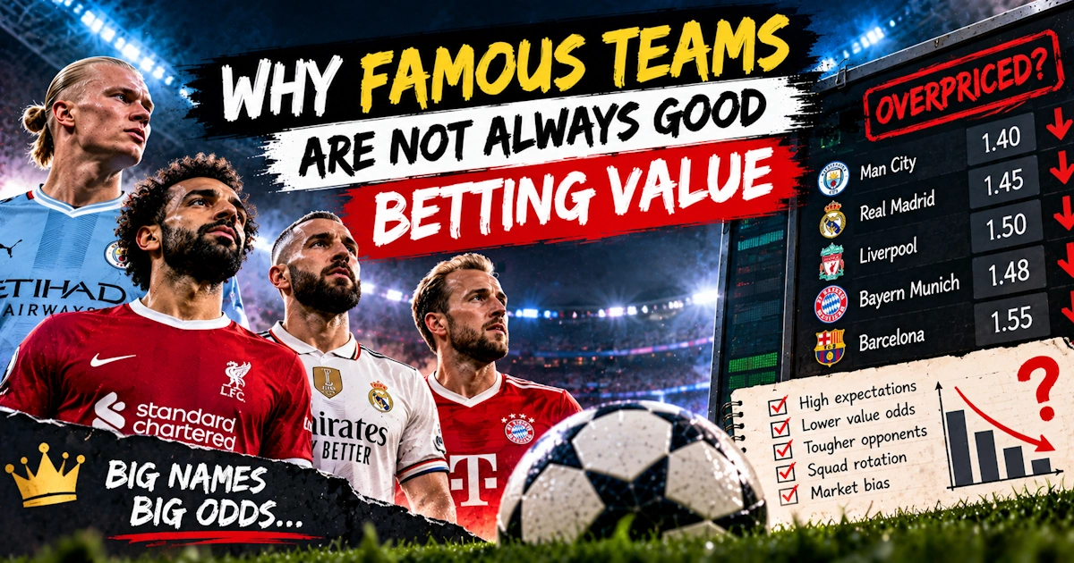 Why Famous Teams Are Not Always Good Betting Value