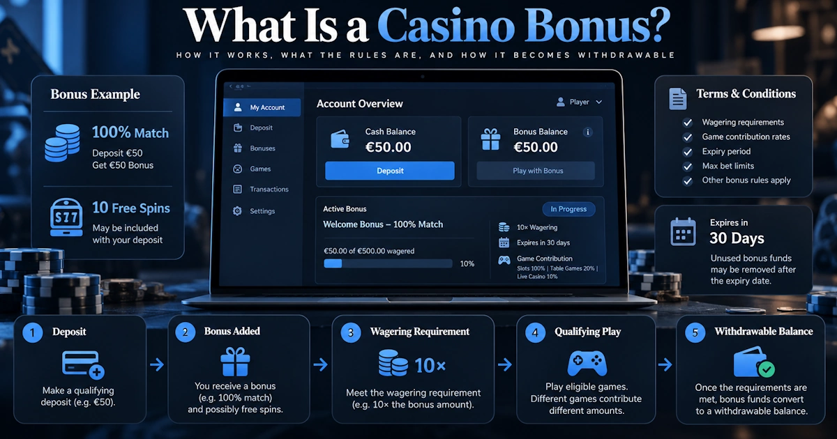 what is a casino bonus